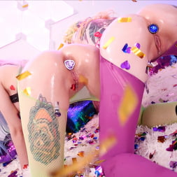 Purple Bitch in 'Evil Angel' Sex Lesbian Party With Purple Bitch (Thumbnail 2)